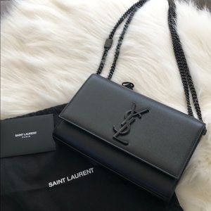 Saint Laurent Small Kate Leather Crossbody